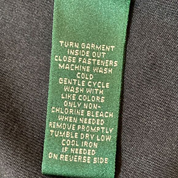 Ralph Lauren Black Lightweight Velvet Women’s Jacket Size L - Picture 9 of 12